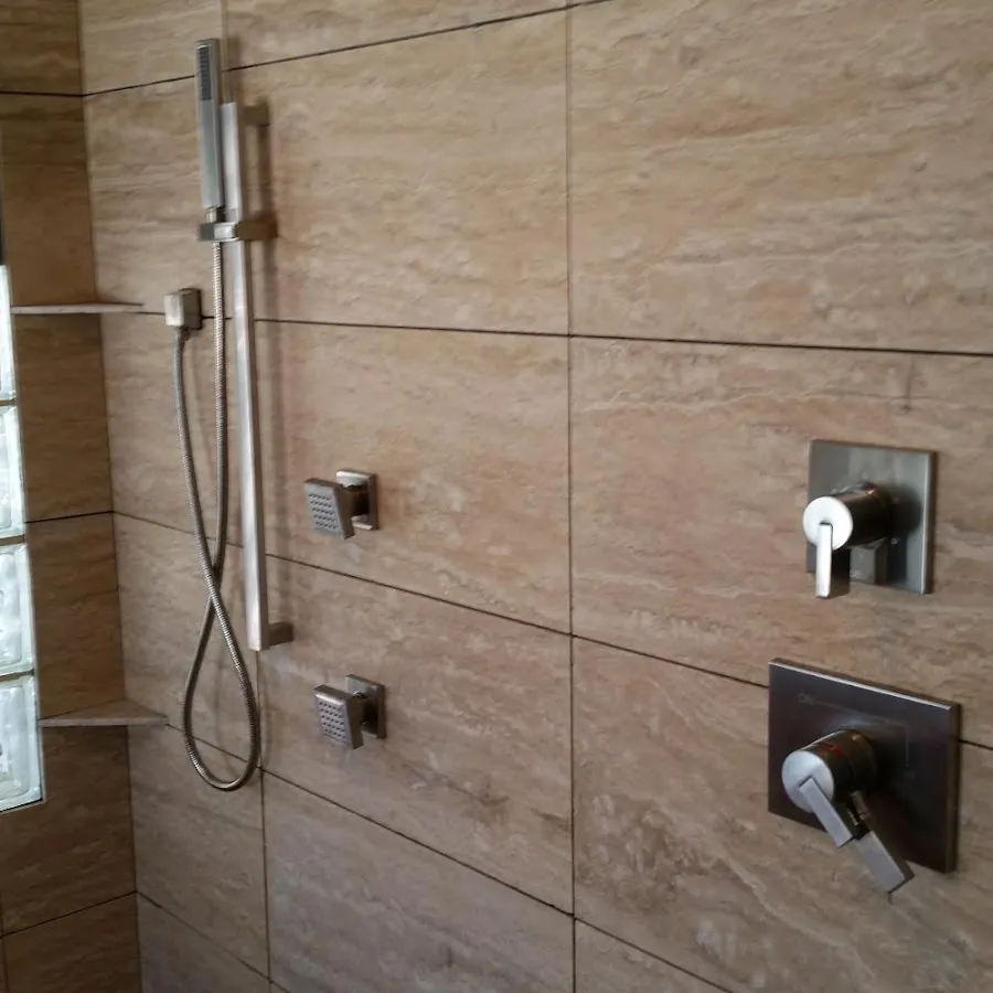 Shower fixture installation for Frozen Pipe Repair in Solebury